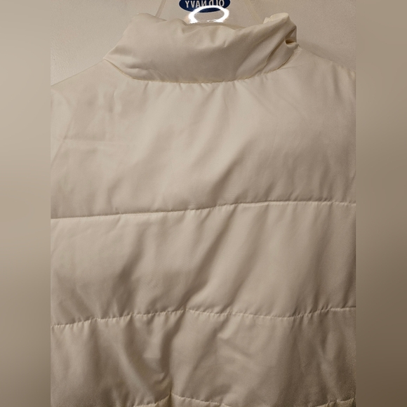 NWT - Down & Waterfowl Filled Old Navy White Vest - Size XXL- Microfleece - Picture 10 of 11